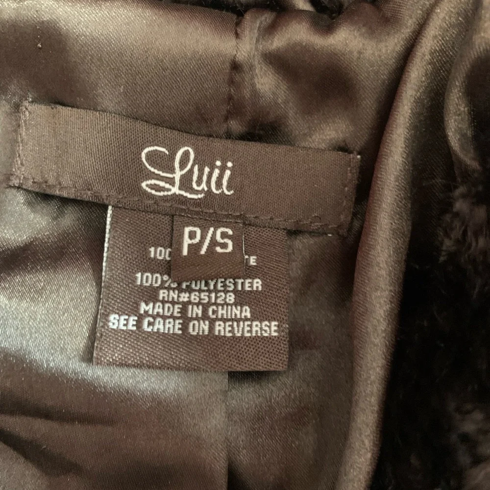 Like-New, Faux Fur Luii Jacket Size P/S - Picture 3 of 9